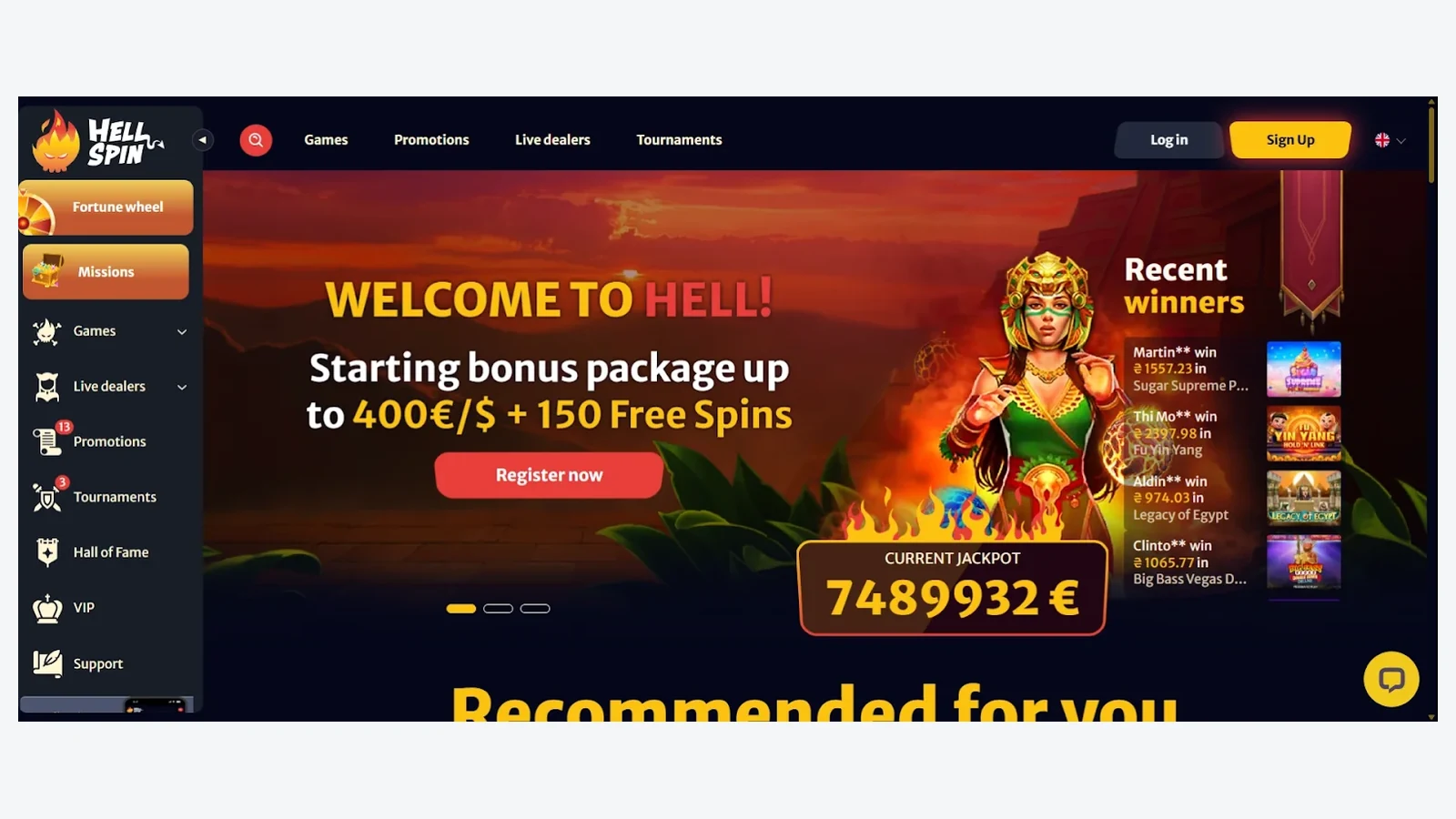 Hellspin — Bedste Udenlandske Casinoer Uden Dansk Licens 2026
